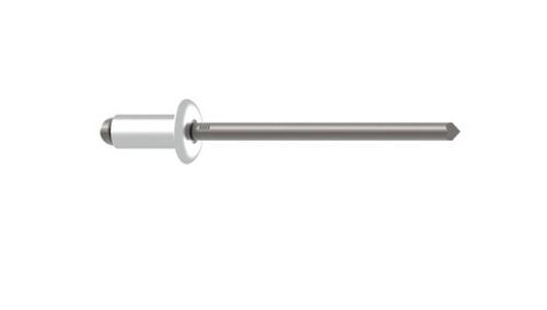 Blindnieten Aluminium/Stahl ( X L) 5,0 X 8,0 Mm Mit Großkopf